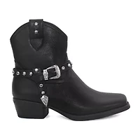 Yoki Womens Flat Heel Booties