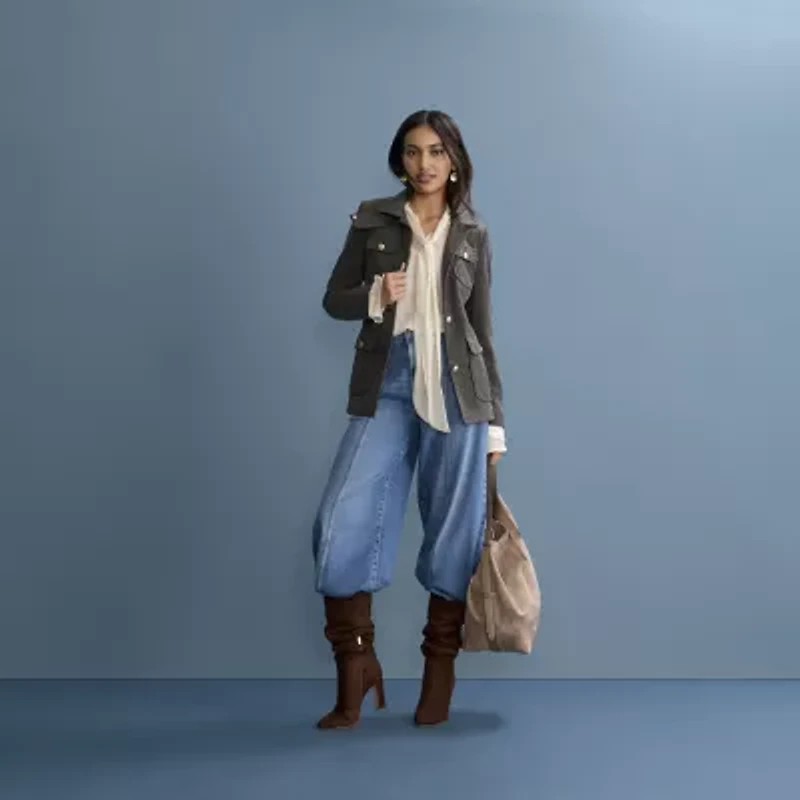 Worthington Jo Faux Suede Bucket Bag