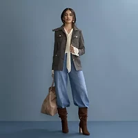 Worthington Jo Faux Suede Bucket Bag