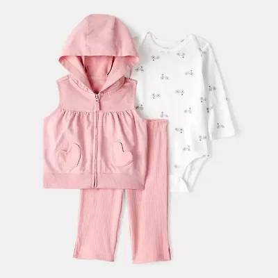 Carter's Baby Girls 3-pc. Pant Set