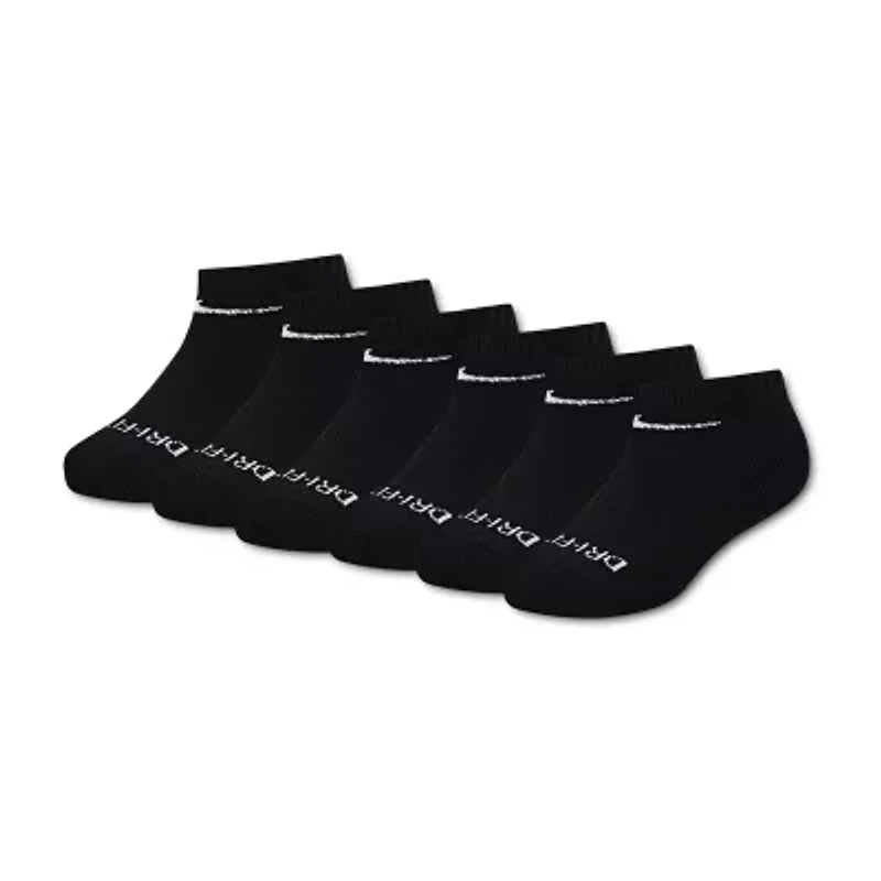 Nike Little & Big Kid Boys 6 Pair No Show Socks