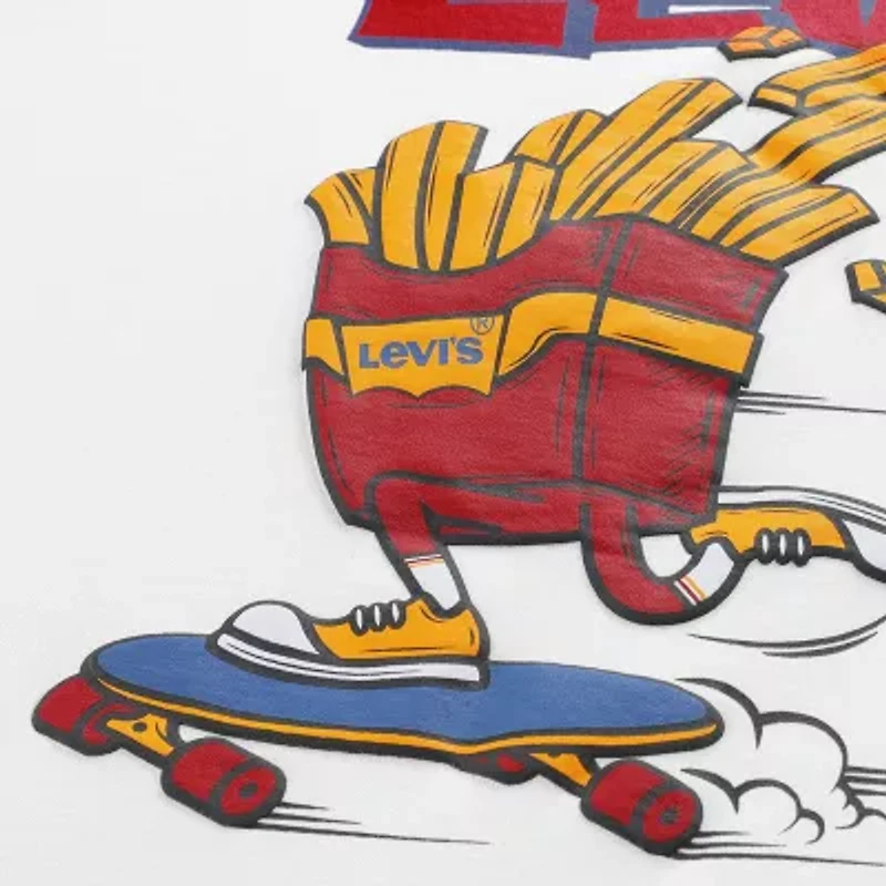 Levi's® Little Boys Crew Neck Short Sleeve Regular Fit Graphic T-Shirt