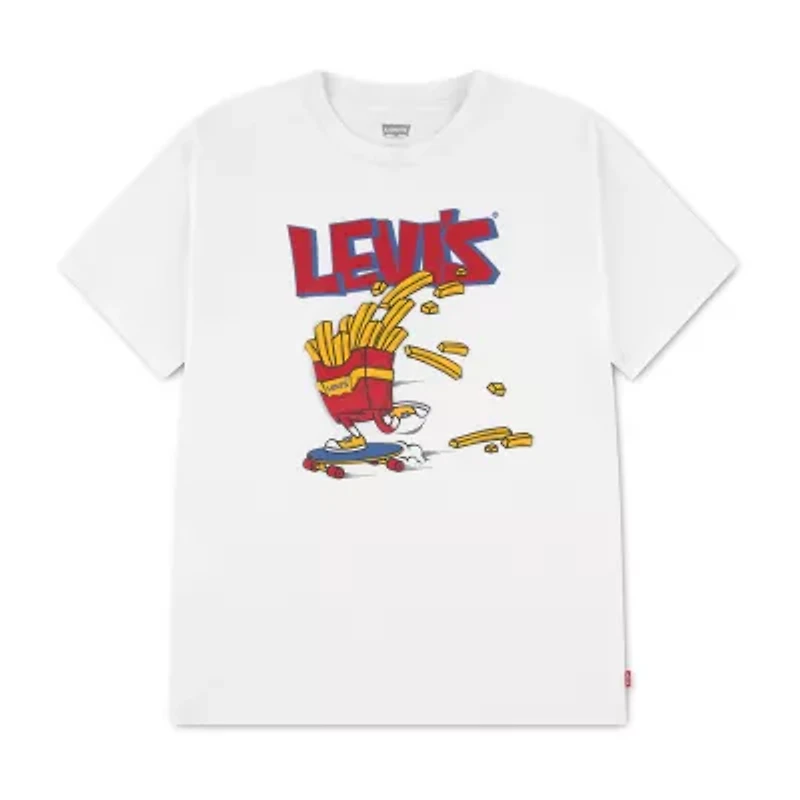 Levi's® Little Boys Crew Neck Short Sleeve Regular Fit Graphic T-Shirt