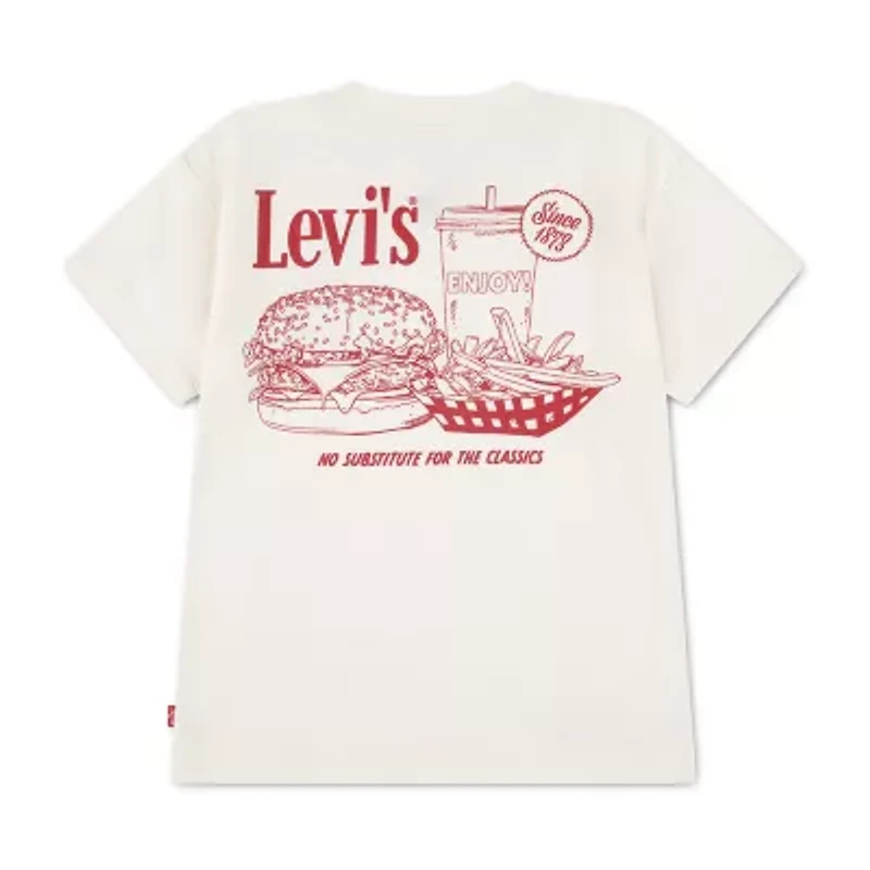 Levi's® Big Kid Boys Crew Neck Short Sleeve Regular Fit Graphic T-Shirt