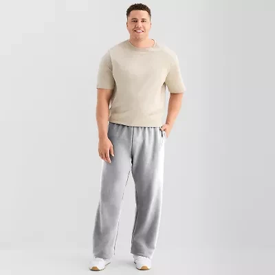 Xersion Quick Dry Cotton Blend Fleece Mens Straight Regular Fit Big and Tall Workout Pant