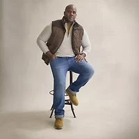 St. John's Bay Mens Brock Block Heel Lace Up Boots