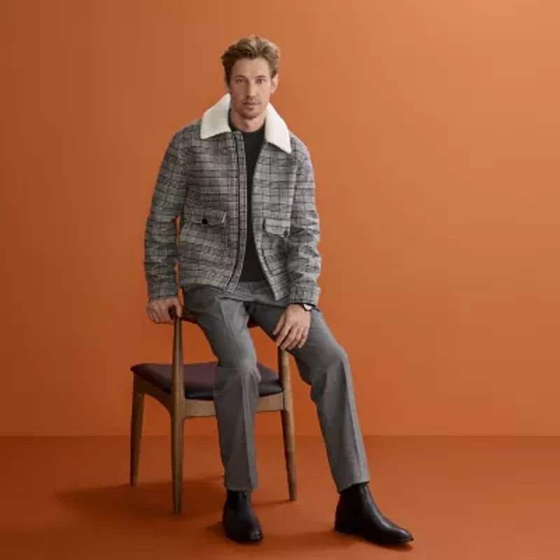 J. Ferrar Mens Blake Flat Heel Chelsea Boots