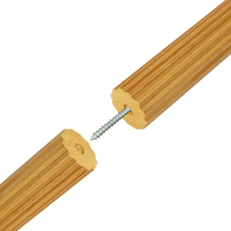 Lumi Home Furnishings Screw 2-pc. Corner Connector