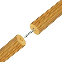 Lumi Home Furnishings Screw 2-pc. Corner Connector