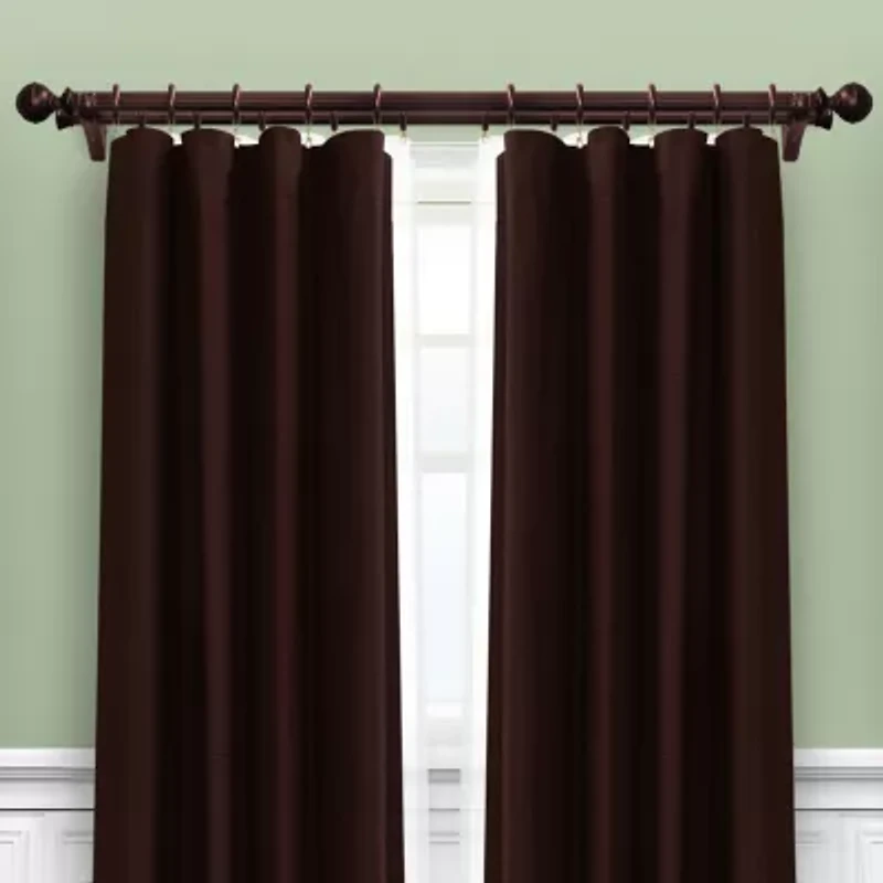Lumi Home Furnishings Wood Double 3-pc. Curtain Rod Brackets