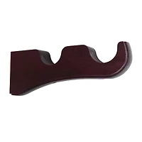 Lumi Home Furnishings Wood Double 3-pc. Curtain Rod Brackets