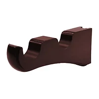 Lumi Home Furnishings Wood Double 3-pc. Curtain Rod Brackets