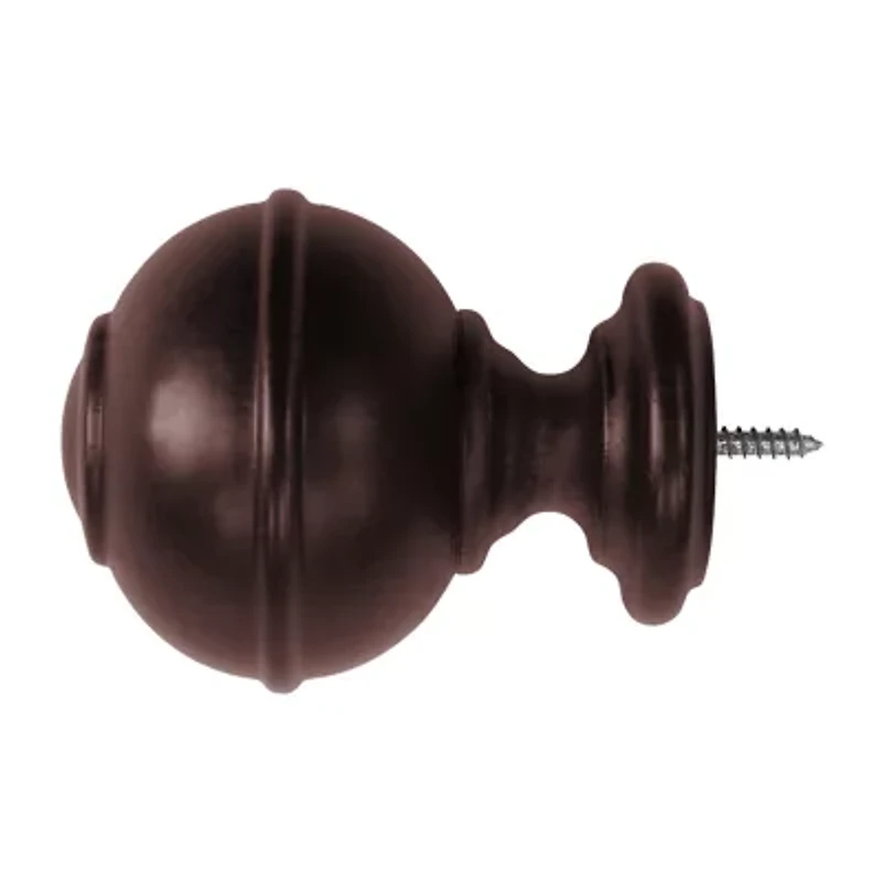 Lumi Home Furnishings Wood Knob 2-pc. Finials