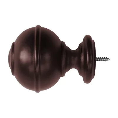 Lumi Home Furnishings Wood Knob 2-pc. Finials