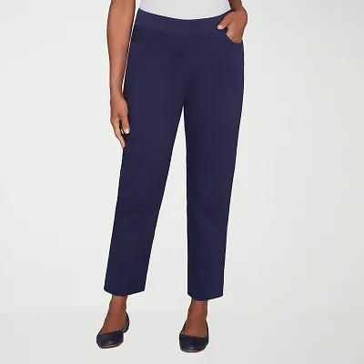 Alfred Dunner Saratoga Springs Womens Straight Pull-On Pant
