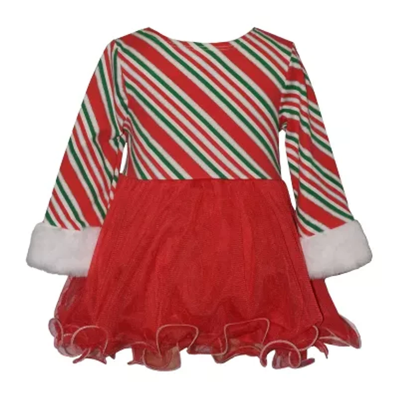 Bonnie Jean Baby Girls Long Sleeve Tutu Dress