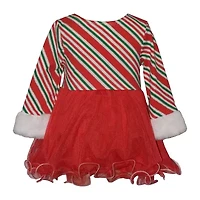 Bonnie Jean Baby Girls Long Sleeve Tutu Dress