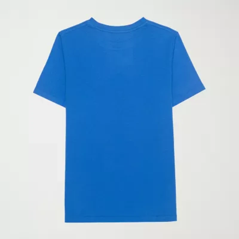 Disney Collection Little & Big Kid Boys Crew Neck Short Sleeve Regular Fit Spiderman Graphic T-Shirt