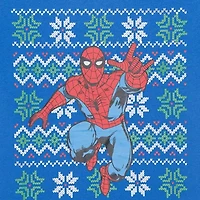 Disney Collection Little & Big Kid Boys Crew Neck Short Sleeve Regular Fit Spiderman Graphic T-Shirt