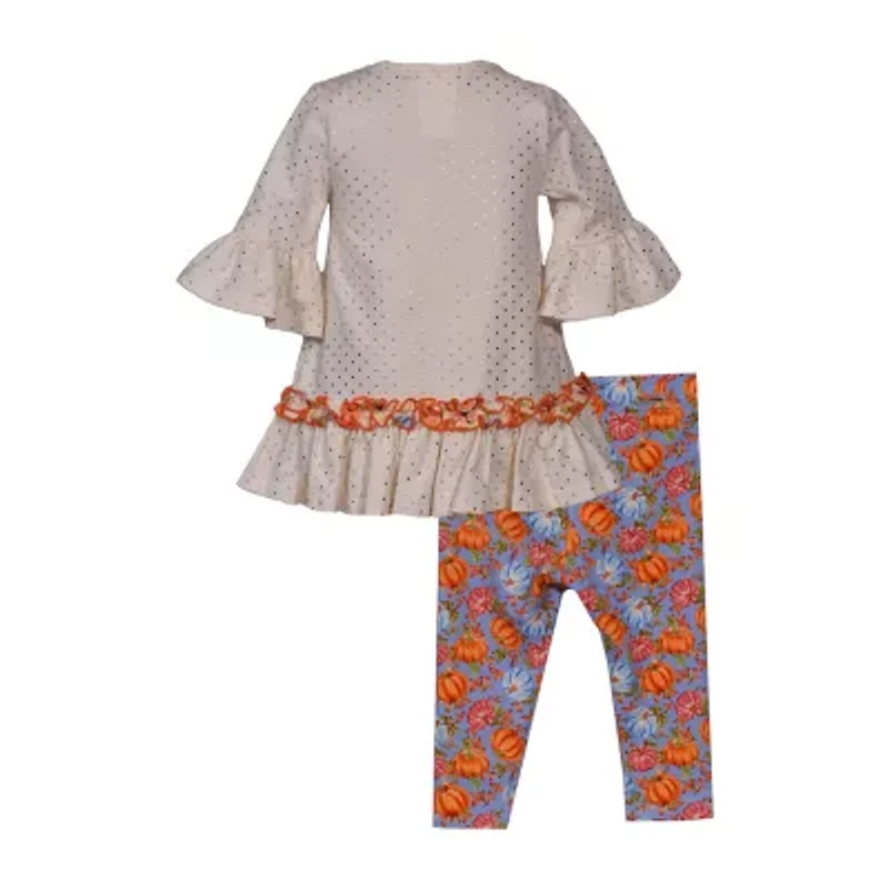 Bonnie Jean Little Girls 2-pc. Legging Set