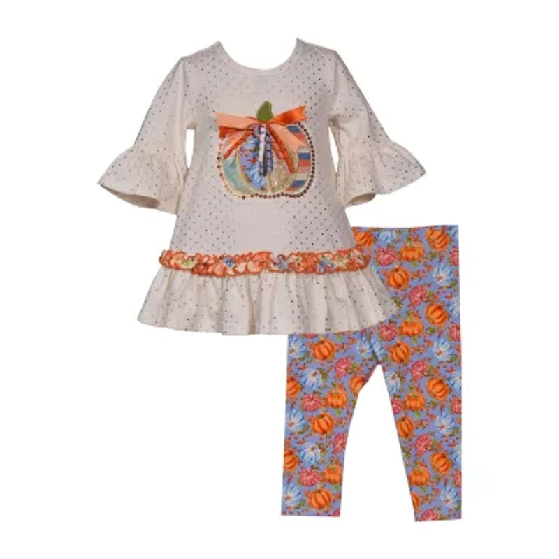Bonnie Jean Little Girls 2-pc. Legging Set
