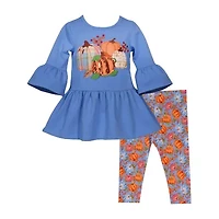 Bonnie Jean Little Girls 2-pc. Legging Set