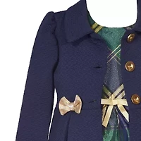 Bonnie Jean Little & Big Kid Girls Plaid Dress Set