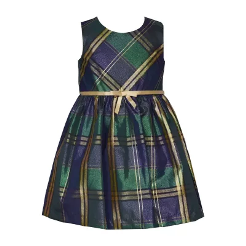 Bonnie Jean Little & Big Kid Girls Plaid Dress Set