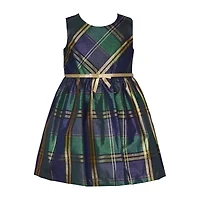 Bonnie Jean Little & Big Kid Girls Plaid Dress Set