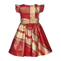 Bonnie Jean Little & Big Kid Girls Short Sleeve Flutter Fit + Flare Dress