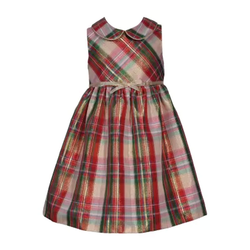 Bonnie Jean Little & Big Kid Girls Plaid Dress Set