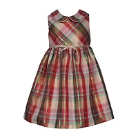 Bonnie Jean Little & Big Kid Girls Plaid Dress Set