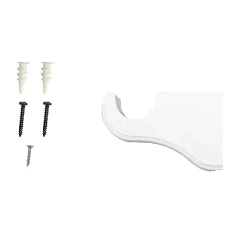 Lumi Home Furnishings Wood 2-pc. Curtain Rod Brackets