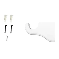 Lumi Home Furnishings Wood 2-pc. Curtain Rod Brackets