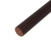 Lumi Home Furnishings Wood 1 3/8 Curtain Rod