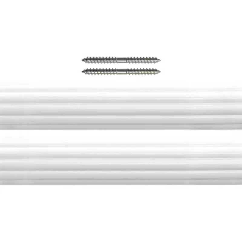 Lumi Home Furnishings Wood 1 3/8 Curtain Rod