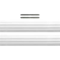 Lumi Home Furnishings Wood 1 3/8 Curtain Rod