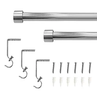 Lumi Home Furnishings End Cap 5/8 Curtain Rod