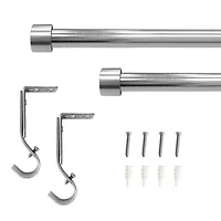 Lumi Home Furnishings End Cap 3/4 Curtain Rod