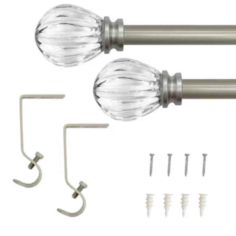 Lumi Home Furnishings Pumpkin 5/8 Curtain Rod