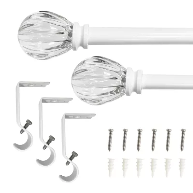 Lumi Home Furnishings Pumpkin 5/8 Curtain Rod