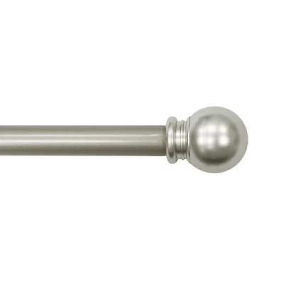 Lumi Home Furnishings Ball 5/8 Curtain Rod