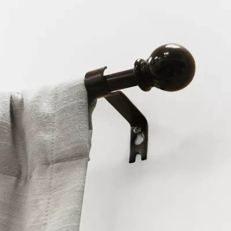 Lumi Home Furnishings Ball 5/8 Curtain Rod