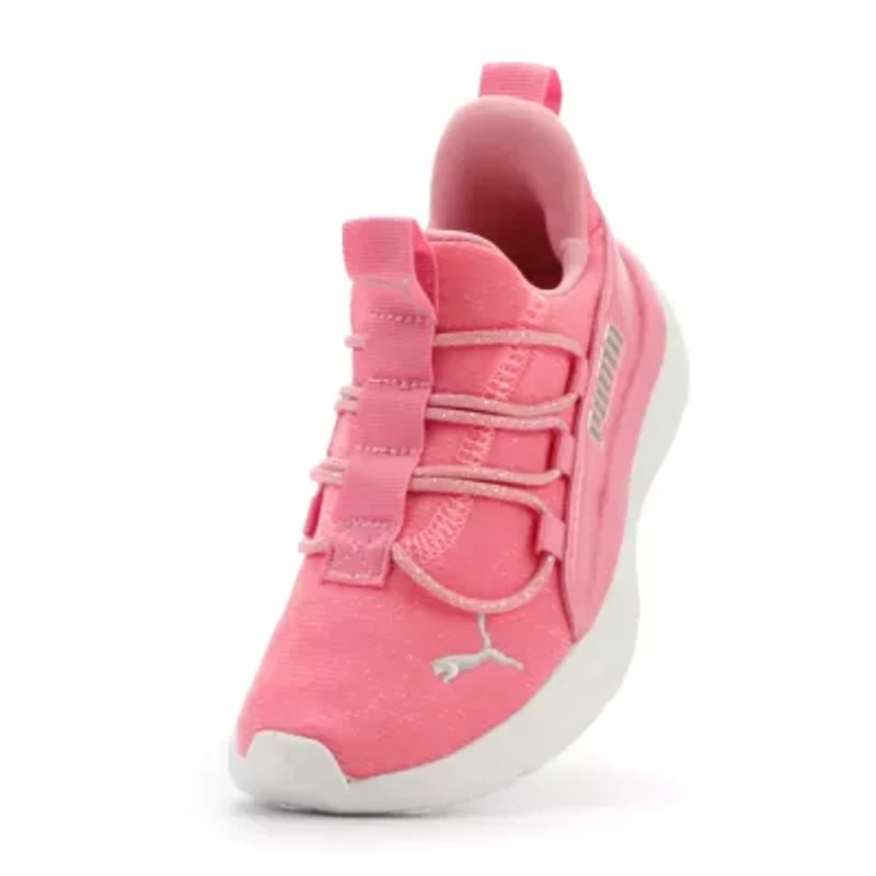 PUMA One4all 2.0 Pink Glitz Little Kid Girls Running Shoes