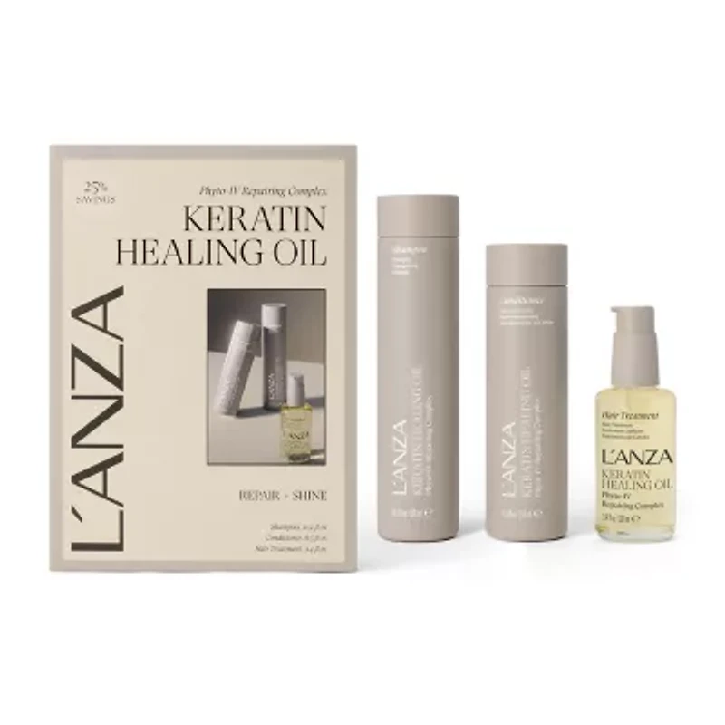 L'ANZA Keratin Healing Oil Holiday Trio Box 3-pc. Value Set