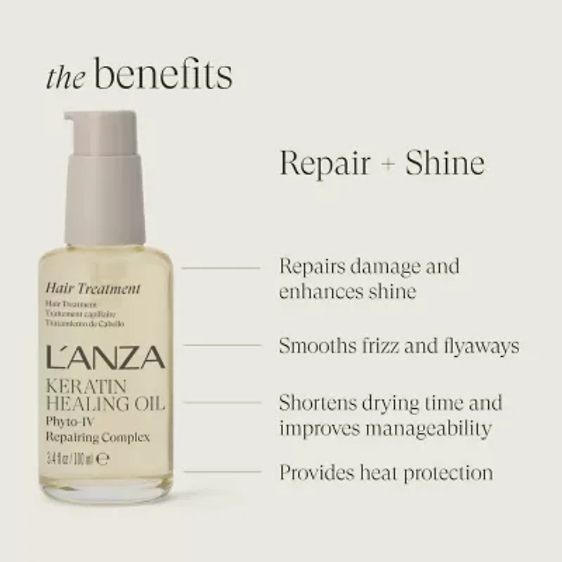 L'ANZA Keratin Healing Oil Holiday Trio Box 3-pc. Value Set