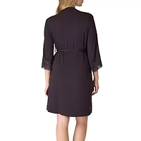 Bali® Breathe Womens Sleepwear Robe with Pockets, Soft Stretch Lace DFD143
