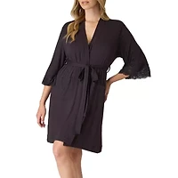 Bali® Breathe Womens Sleepwear Robe with Pockets, Soft Stretch Lace DFD143