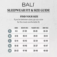 Bali® Breathe Sleepwear Nightgown, Soft Stretch Lace DFD141