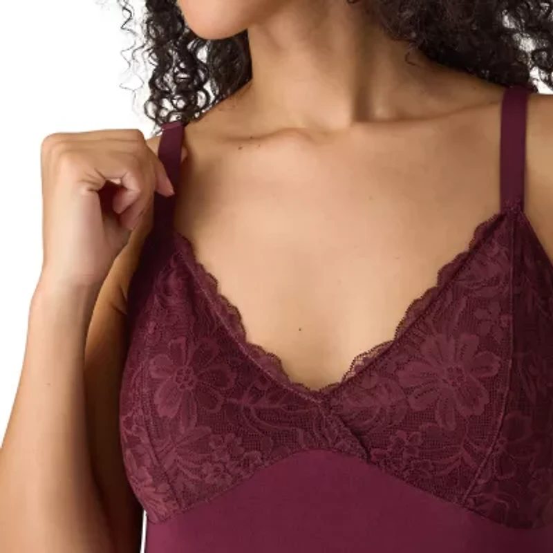 Bali Womens Satin V Neck 1 Pair Nightgown